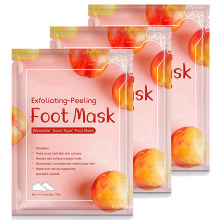 Masque pour les pieds exfoliant hydratant personnalisé en gros de soins personnels